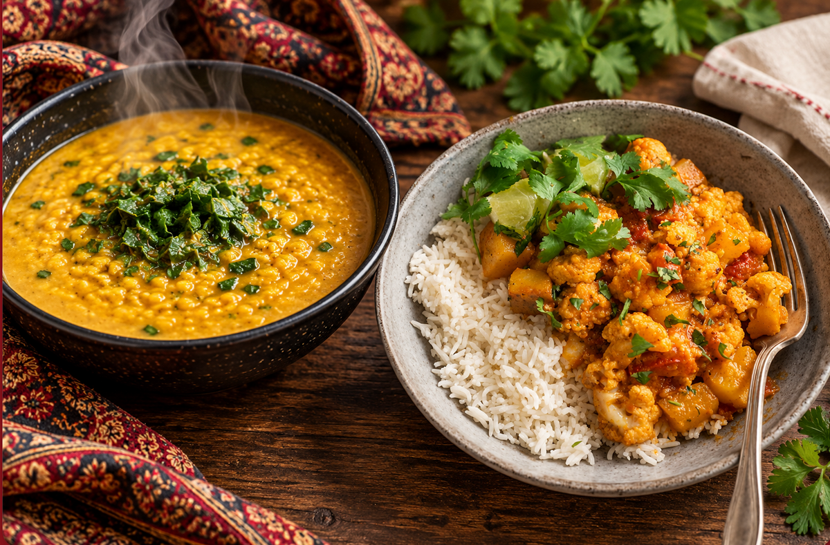 Cooking Class: Cabin Fever Series — Dhal & Cauliflower Curry